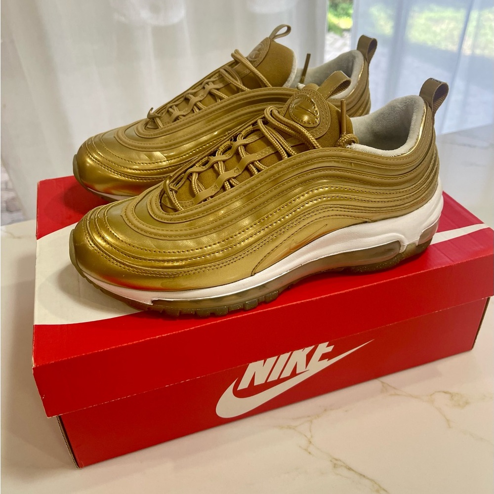 Nike Wmns Air Max 97 LX 'Metallic Gold' 8.5 size
